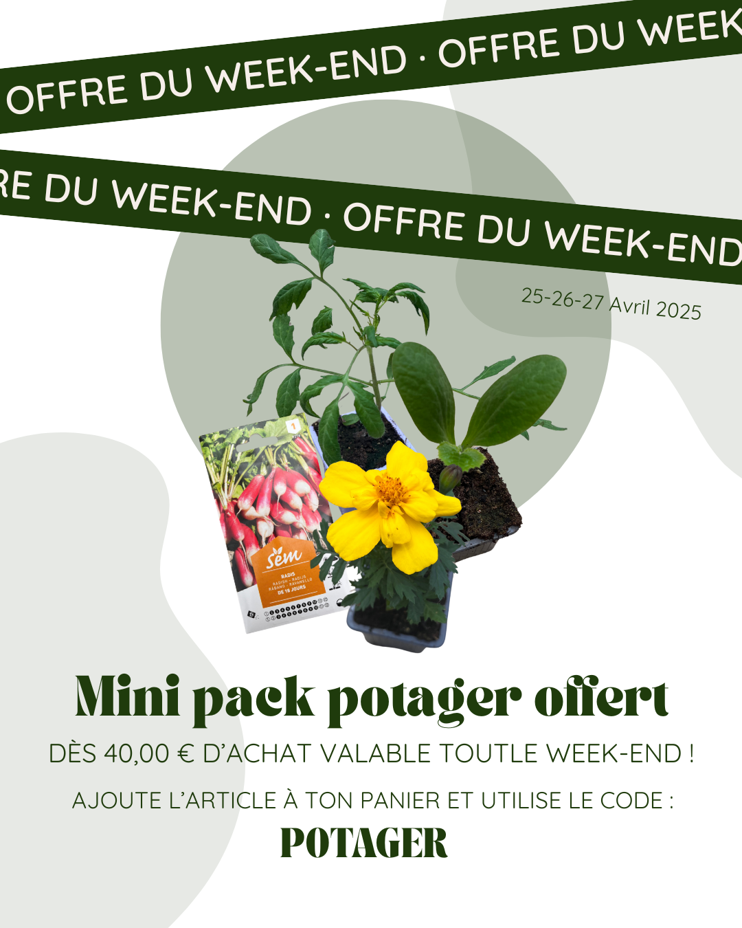 Mini pack Potager